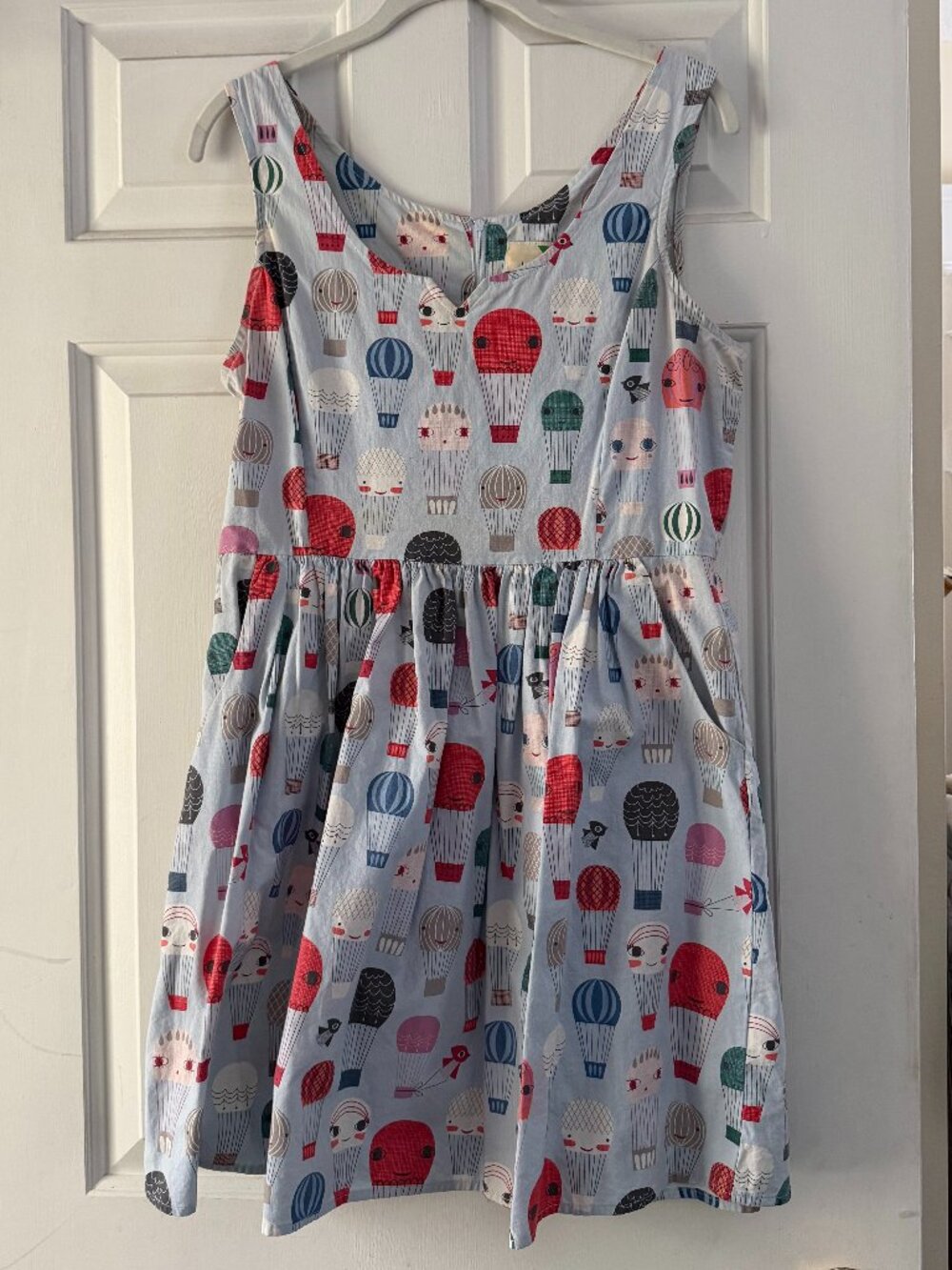 Fervour Modcloth Happy Hot Air Balloon Dress Size L